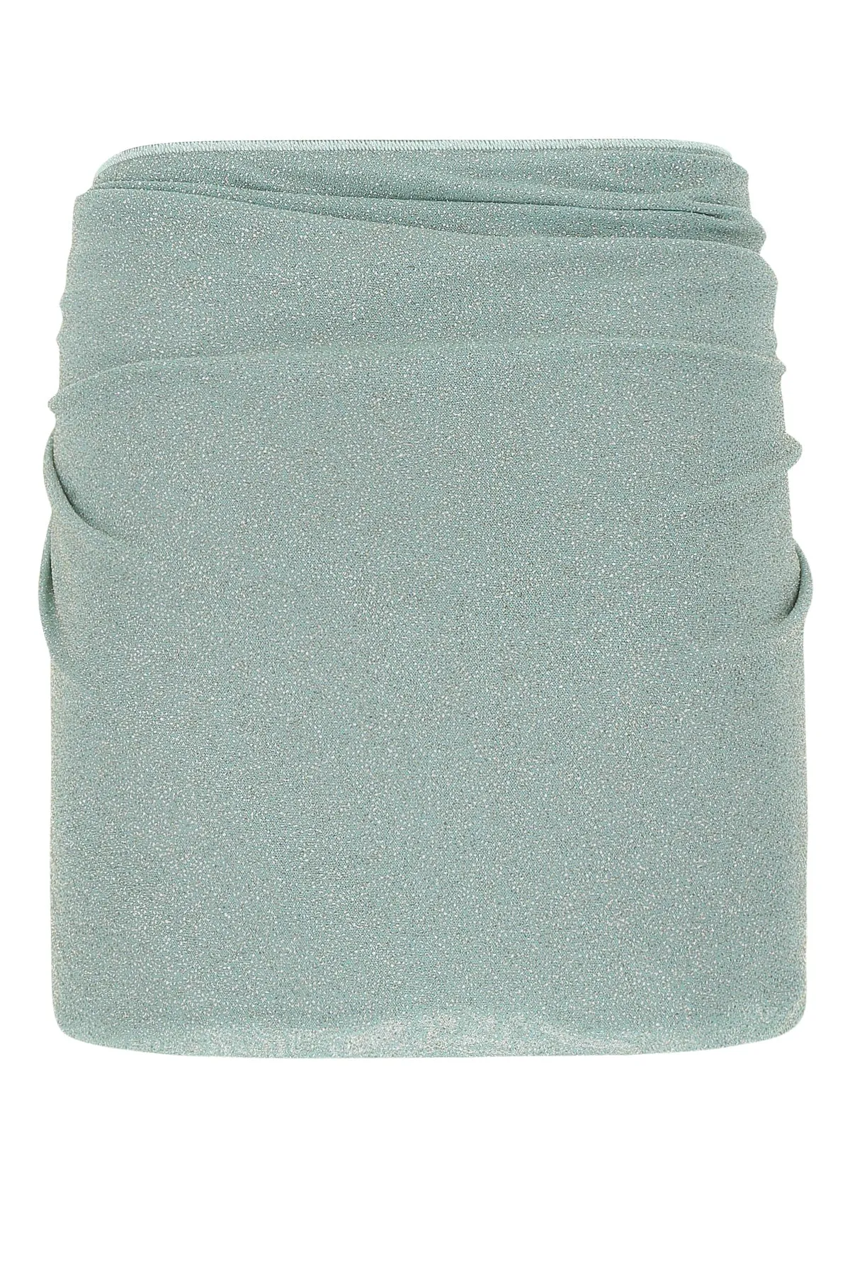 Osree Shine Embellished Side Tie Fastened Mini Skirt