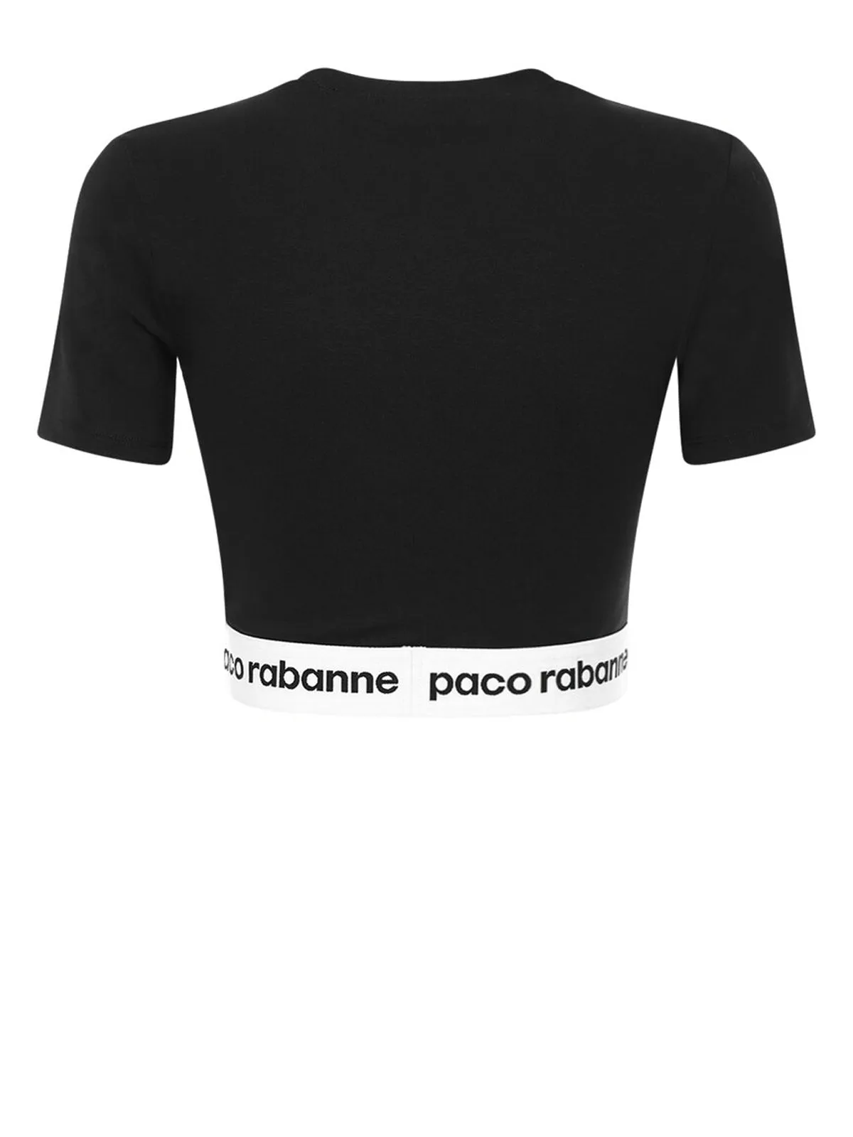 Paco Rabanne Cropped Crewneck T-Shirt