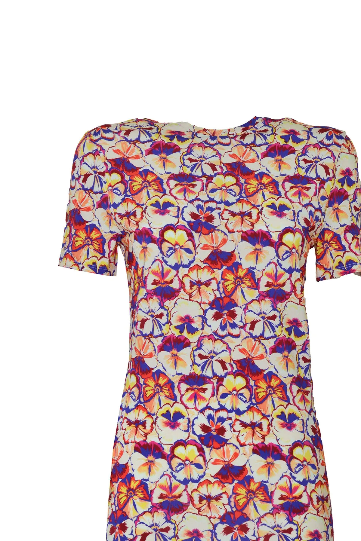 Paco Rabanne Floral Printed Round Neck T-Shirt