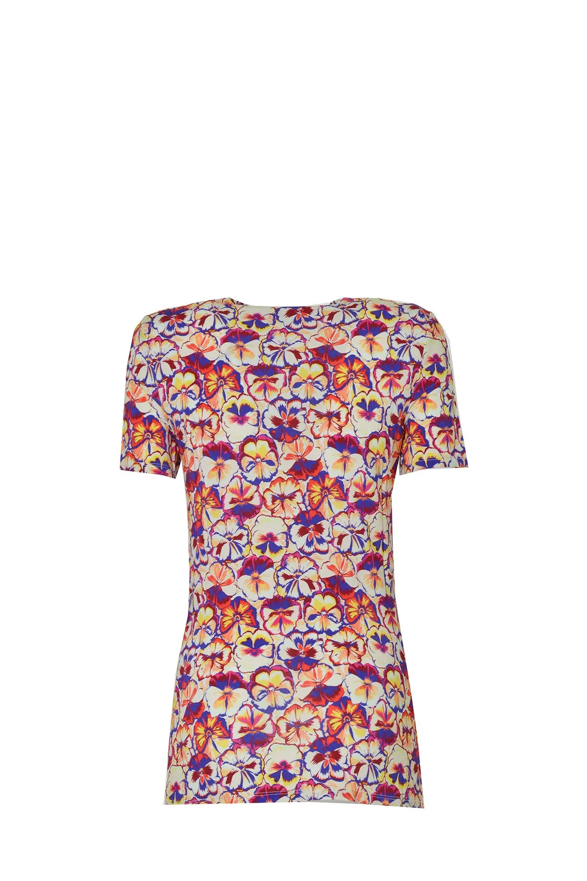 Paco Rabanne Floral Printed Round Neck T-Shirt