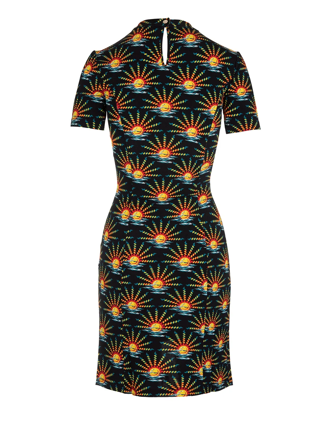 Paco Rabanne Graphic-Printed Asymmetric T-Shirt Dress