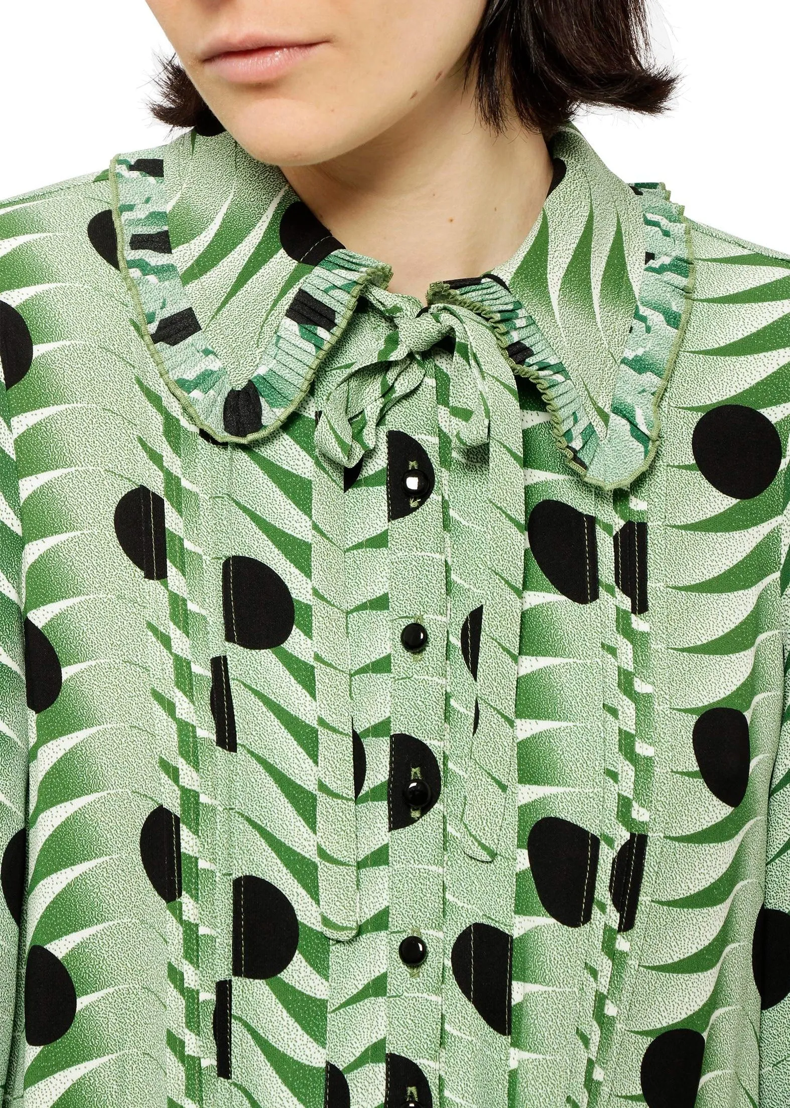 Paco Rabanne Printed Tied Waist Shirt Dress