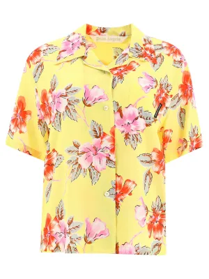 Palm Angels All-Over Printed Short-Sleeved Shirt