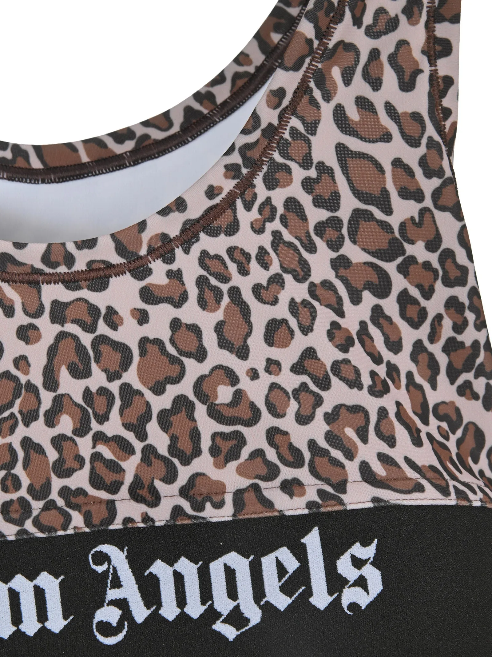 Palm Angels Animal Print Bra Top