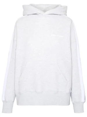 Palm Angels Drop-Shoulder Straight Hem Hoodie