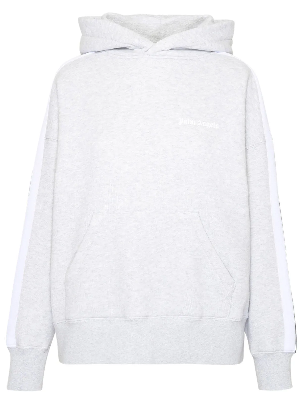 Palm Angels Drop-Shoulder Straight Hem Hoodie