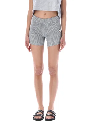 Palm Angels Logo Patch Elasticated Waistband Shorts