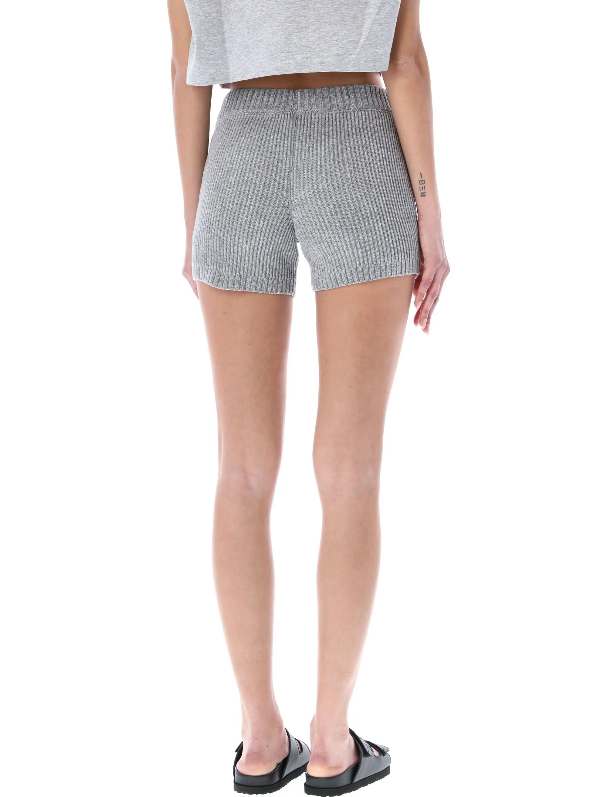 Palm Angels Logo Patch Elasticated Waistband Shorts