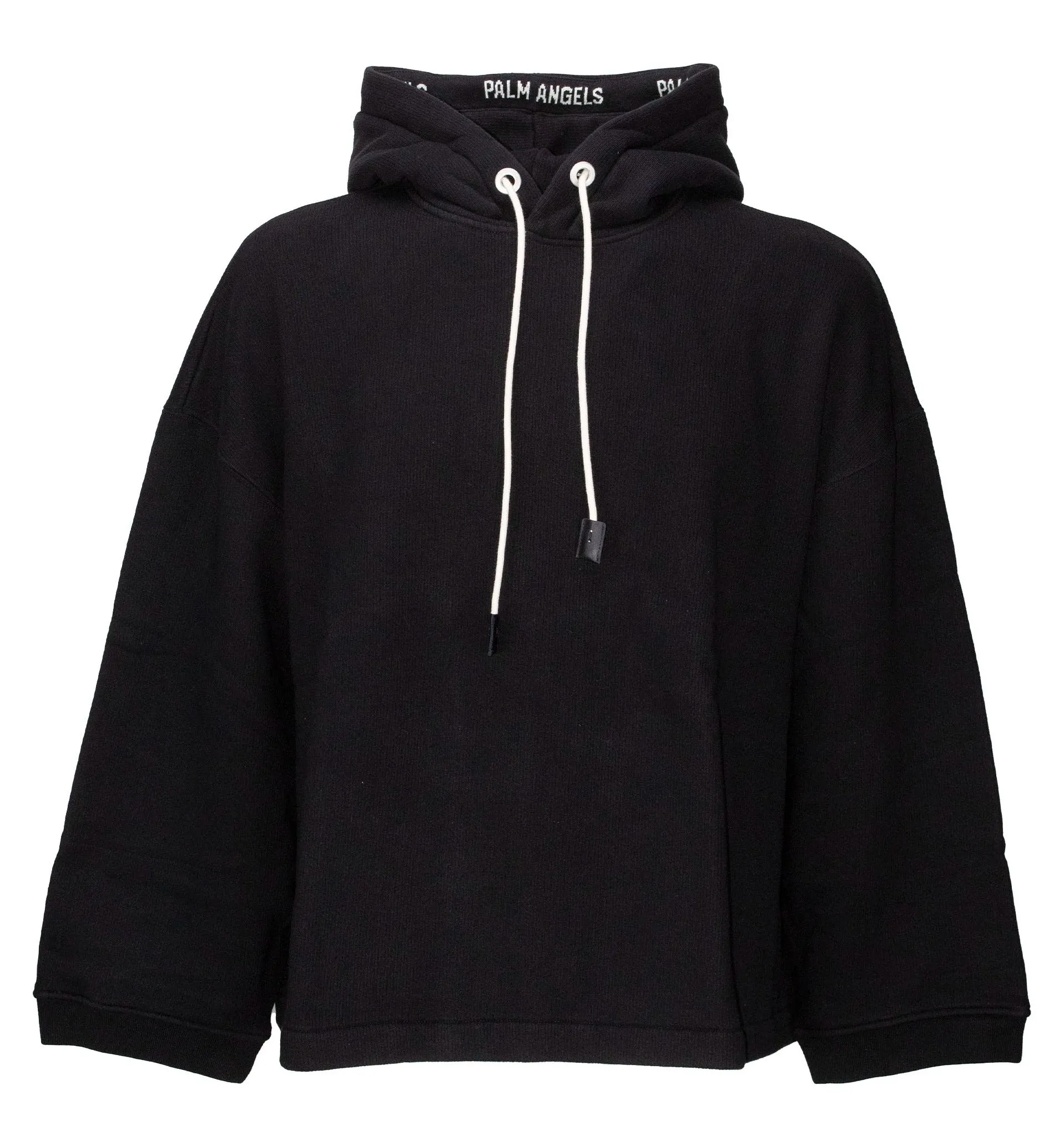 Palm Angels Logo Print Relaxed-Fit Hoodie