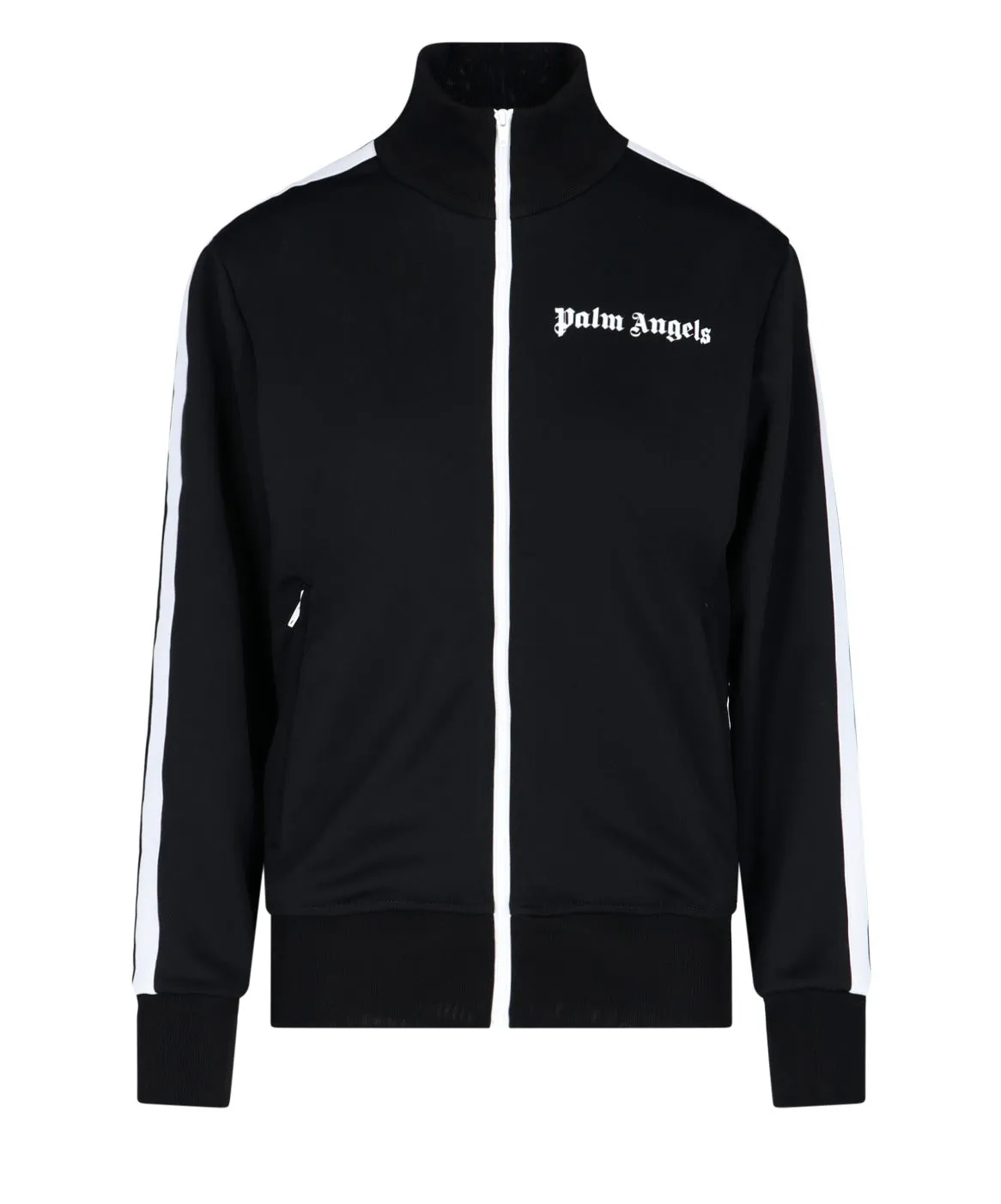 Palm Angels Logo Print Zipped Track Jacket
