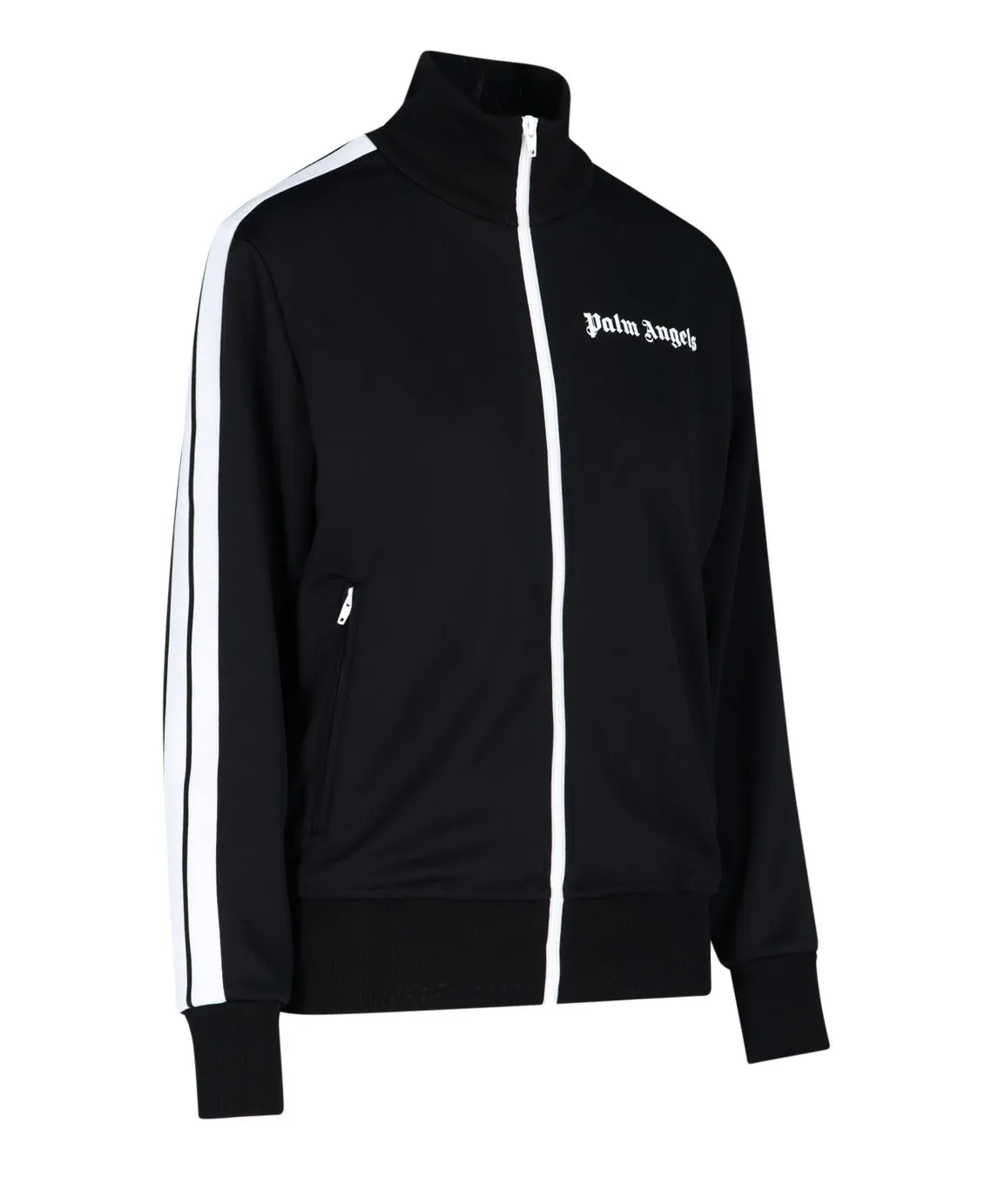 Palm Angels Logo Print Zipped Track Jacket