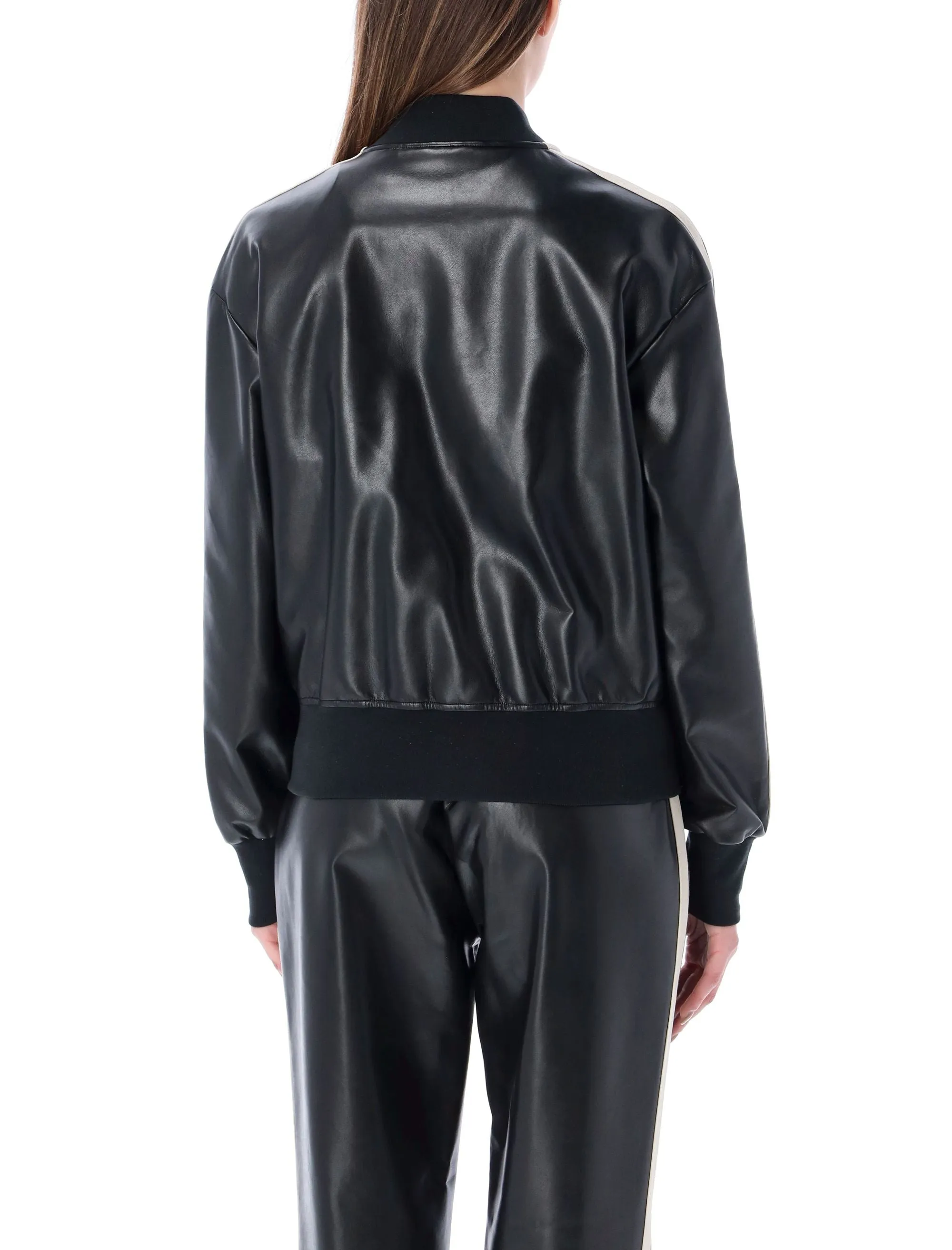Palm Angels Logo Printed Bomber Jacket