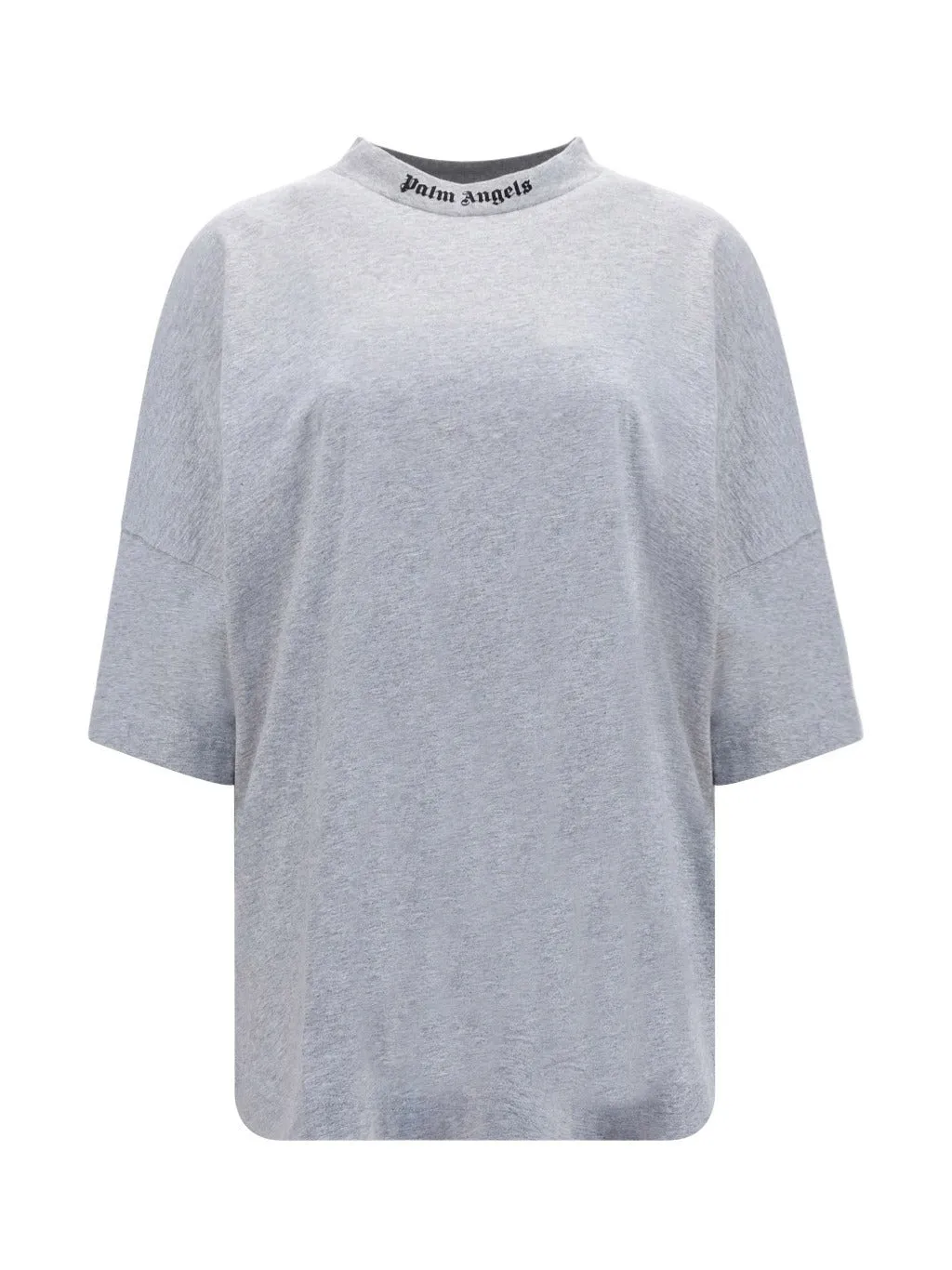 Palm Angels Logo Printed Crewneck T-Shirt
