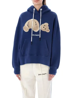 Palm Angels Logo Printed Drawstring Hoodie