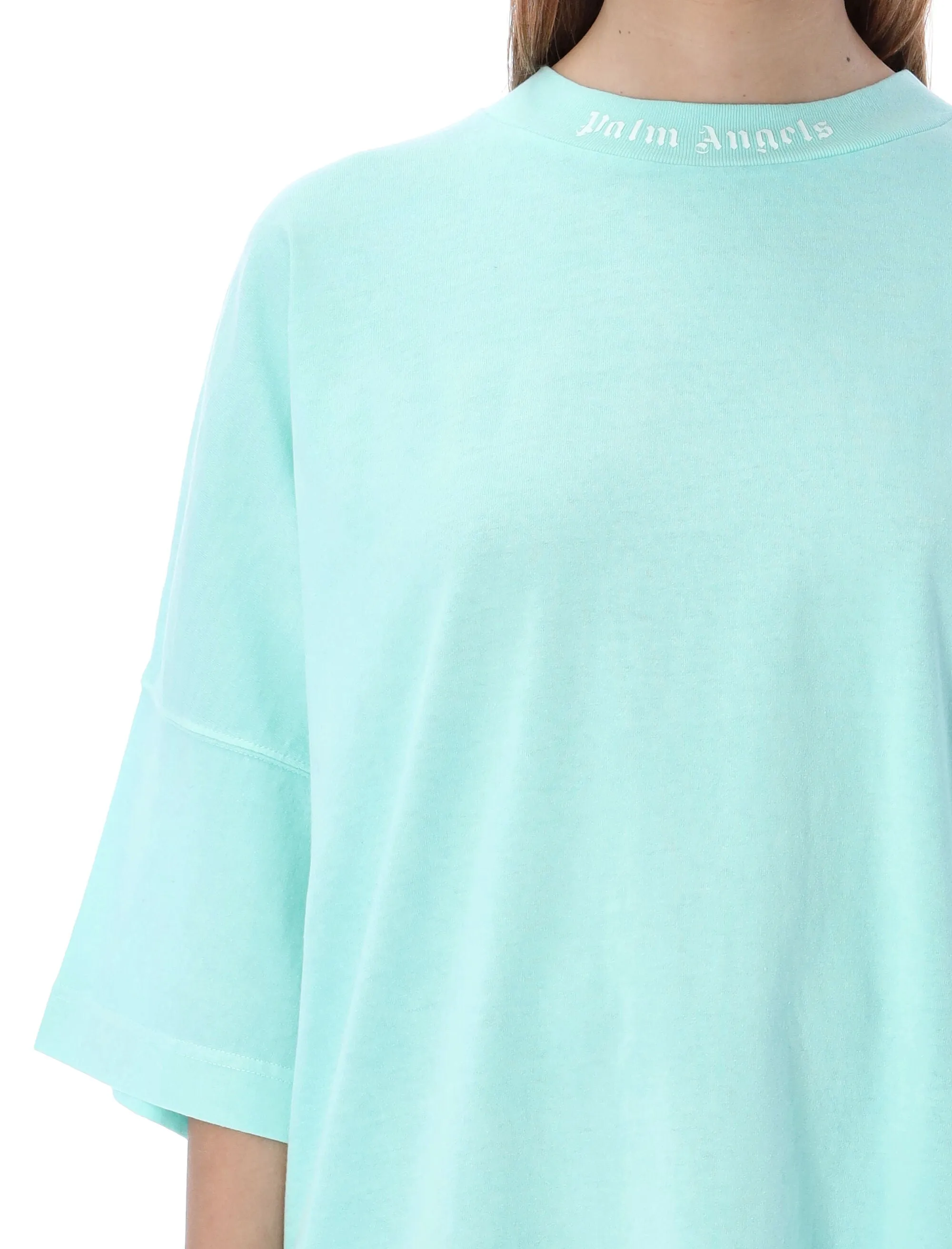 Palm Angels Logo Printed Oversized T-Shirt