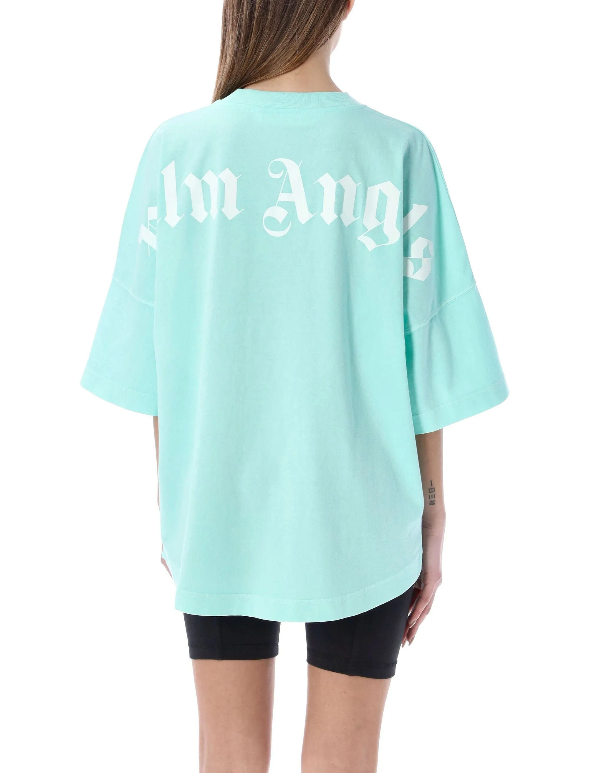 Palm Angels Logo Printed Oversized T-Shirt