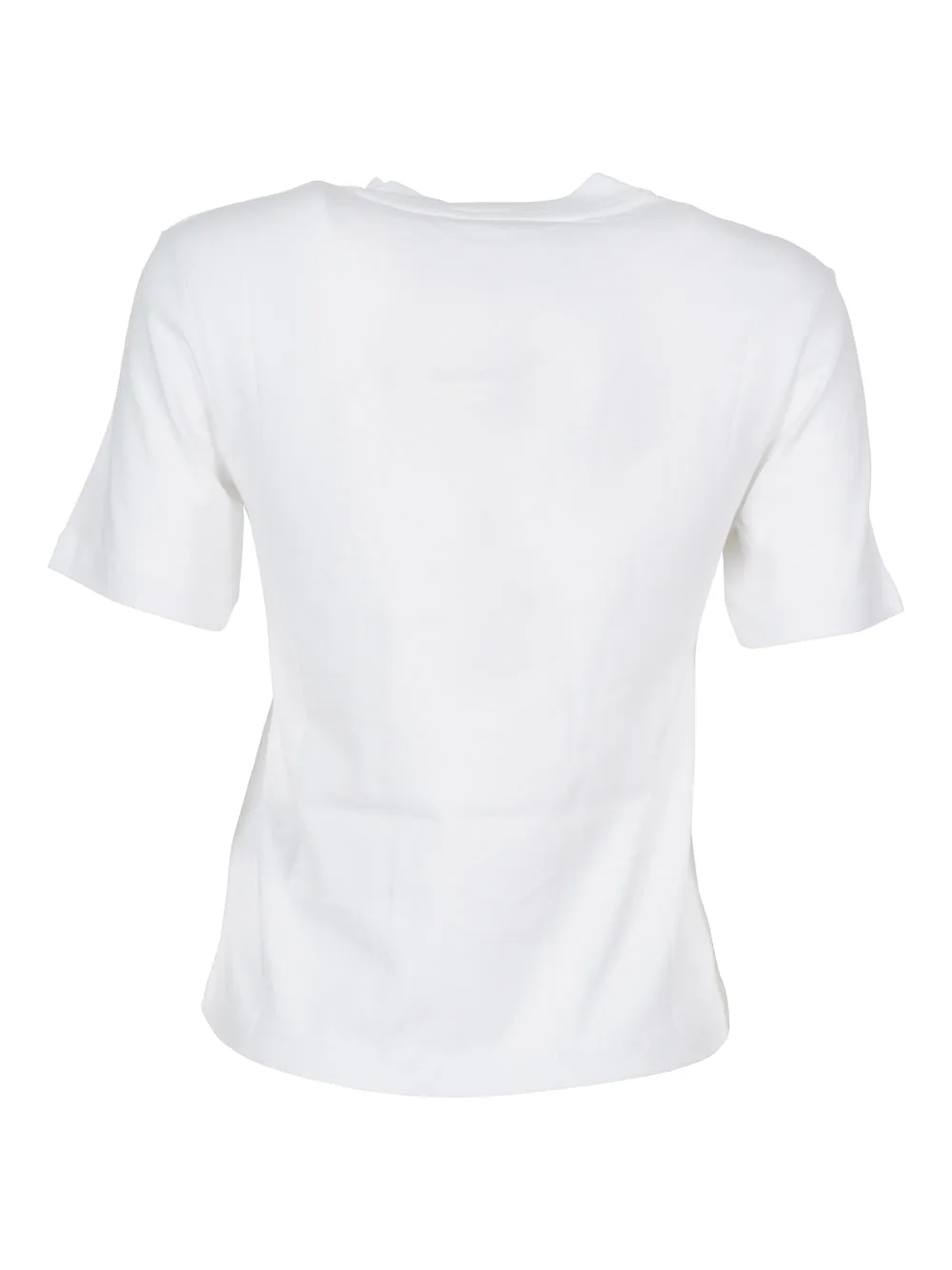 Palm Angels Logo Printed Straight Hem T-Shirt