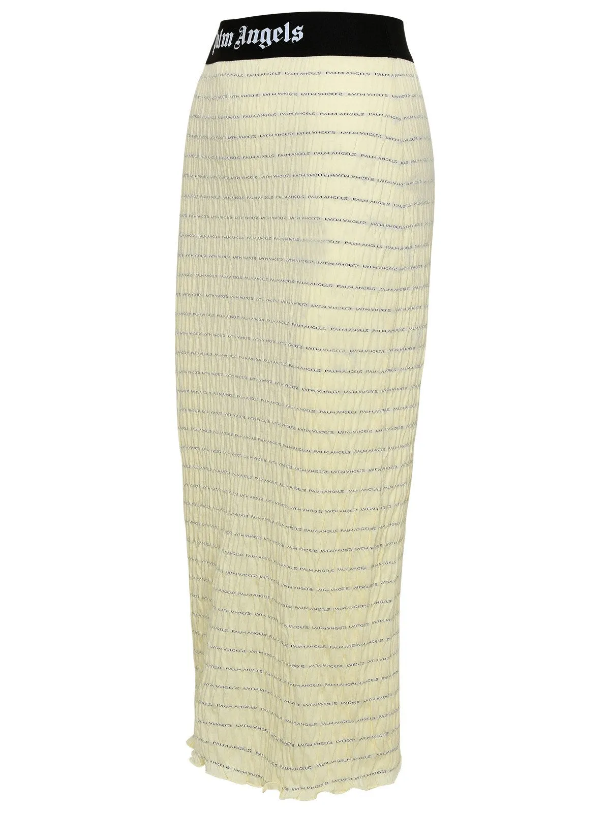 Palm Angels Logo Waistband Pencil Skirt