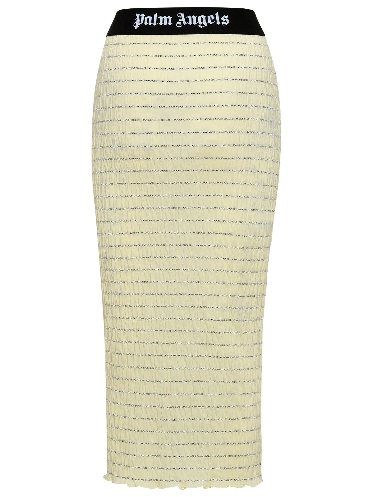 Palm Angels Logo Waistband Pencil Skirt