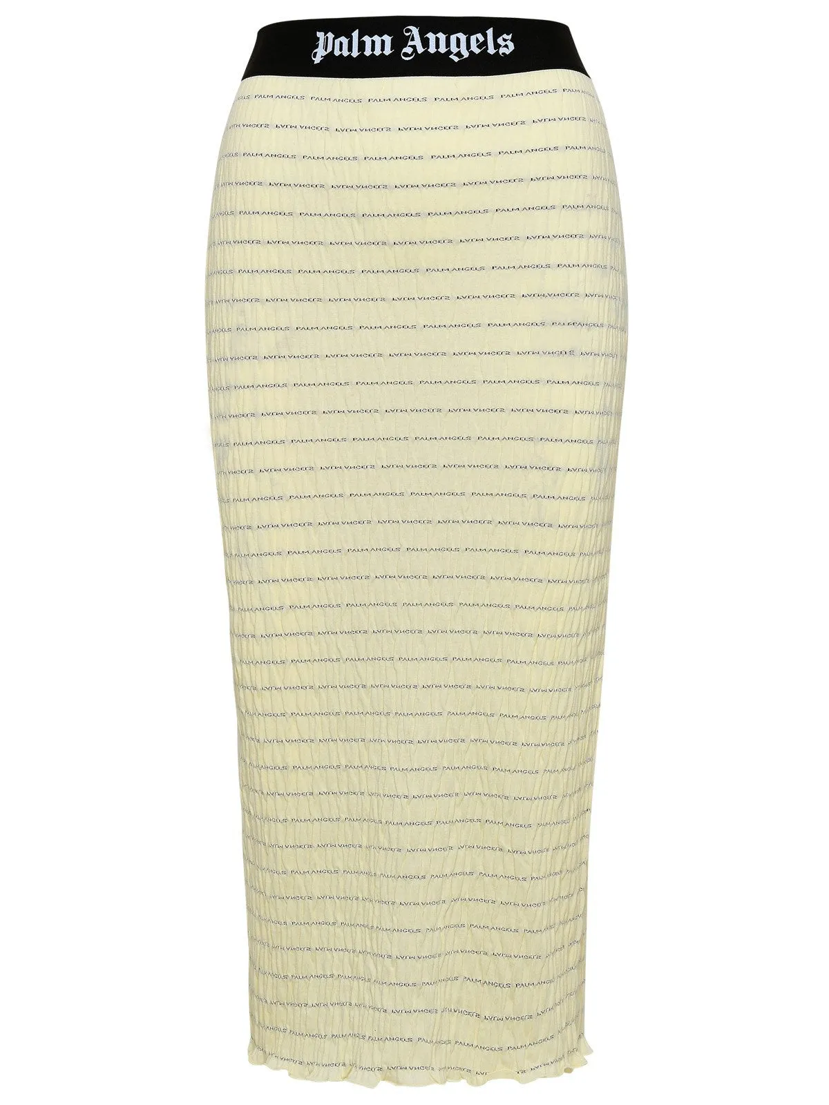 Palm Angels Logo Waistband Pencil Skirt