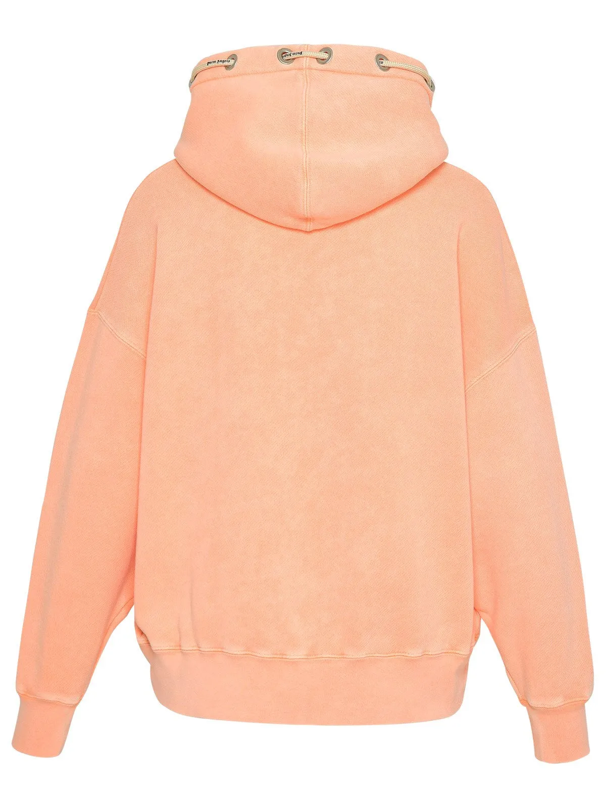 Palm Angels Long Sleeved Logo Drawstring Hoodie