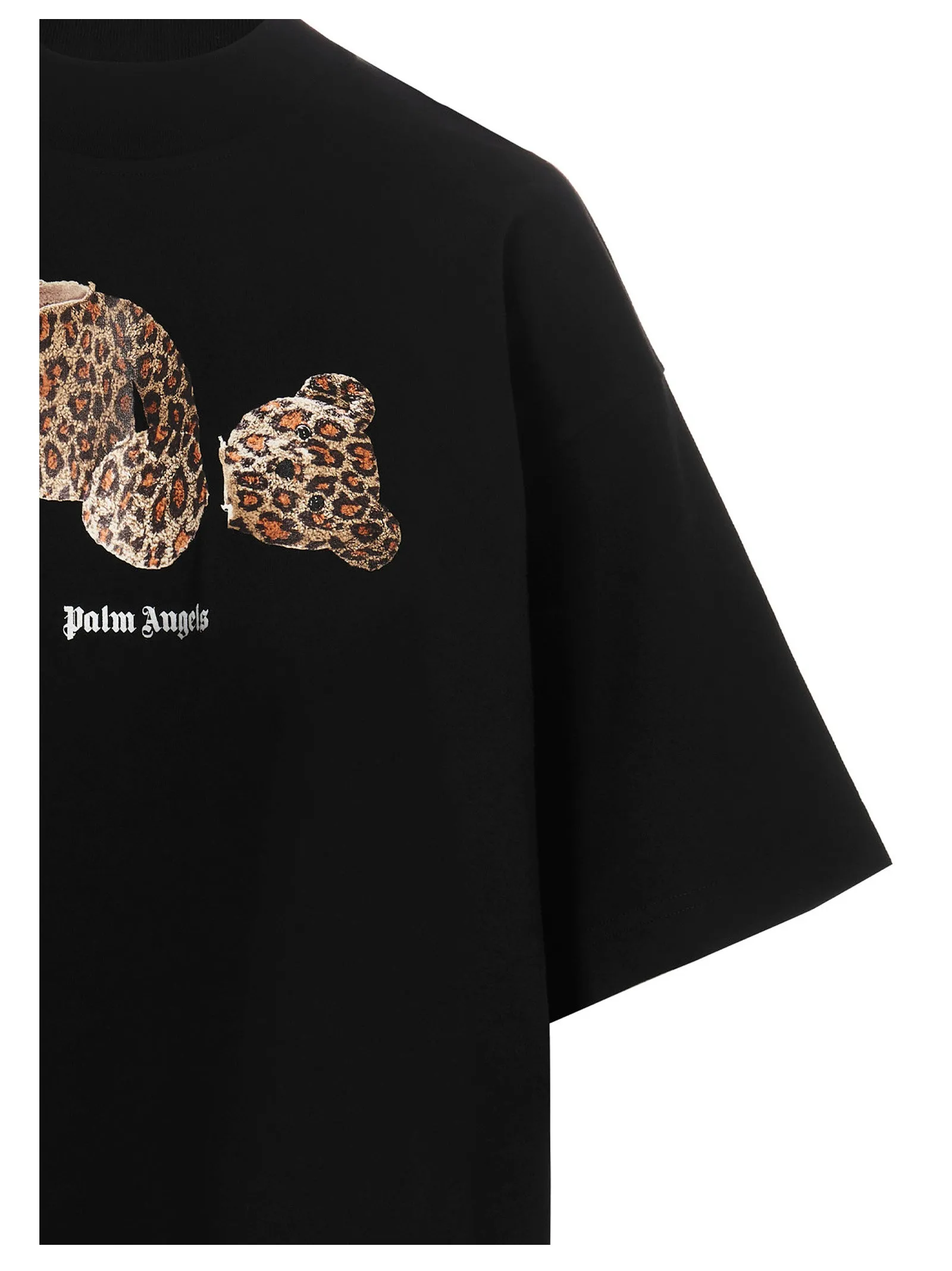 Palm Angels Teddy Bear-Printed Crewneck T-Shirt