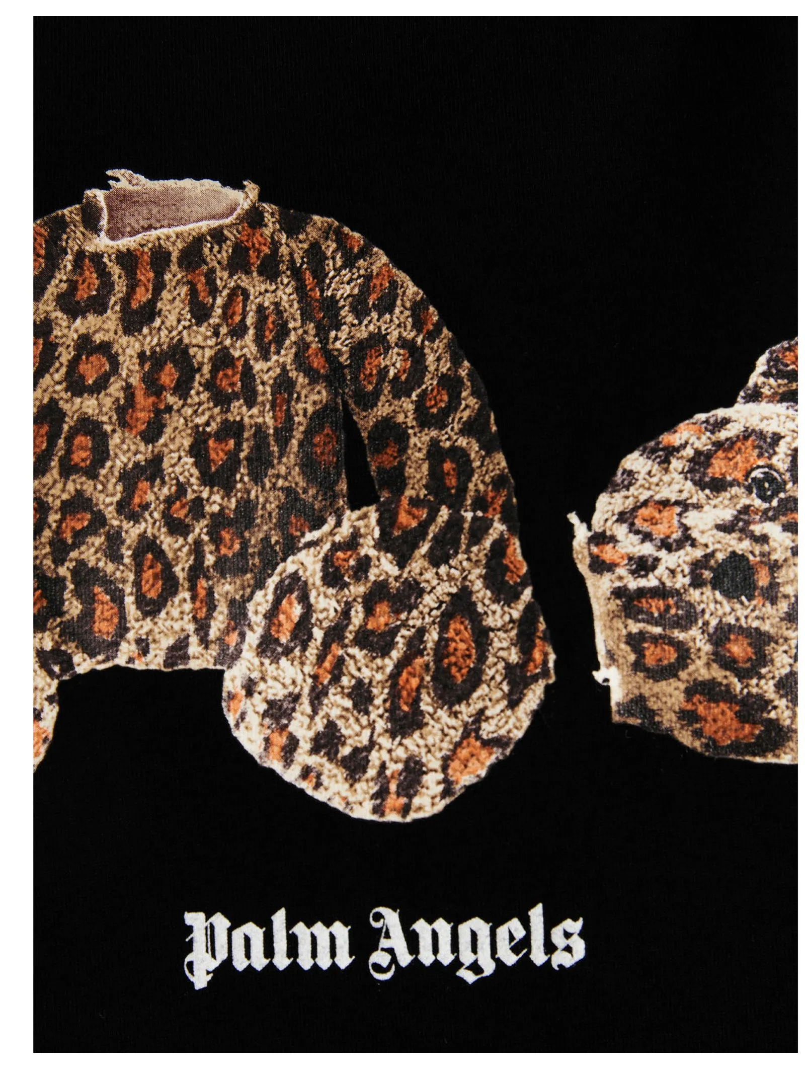 Palm Angels Teddy Bear-Printed Crewneck T-Shirt