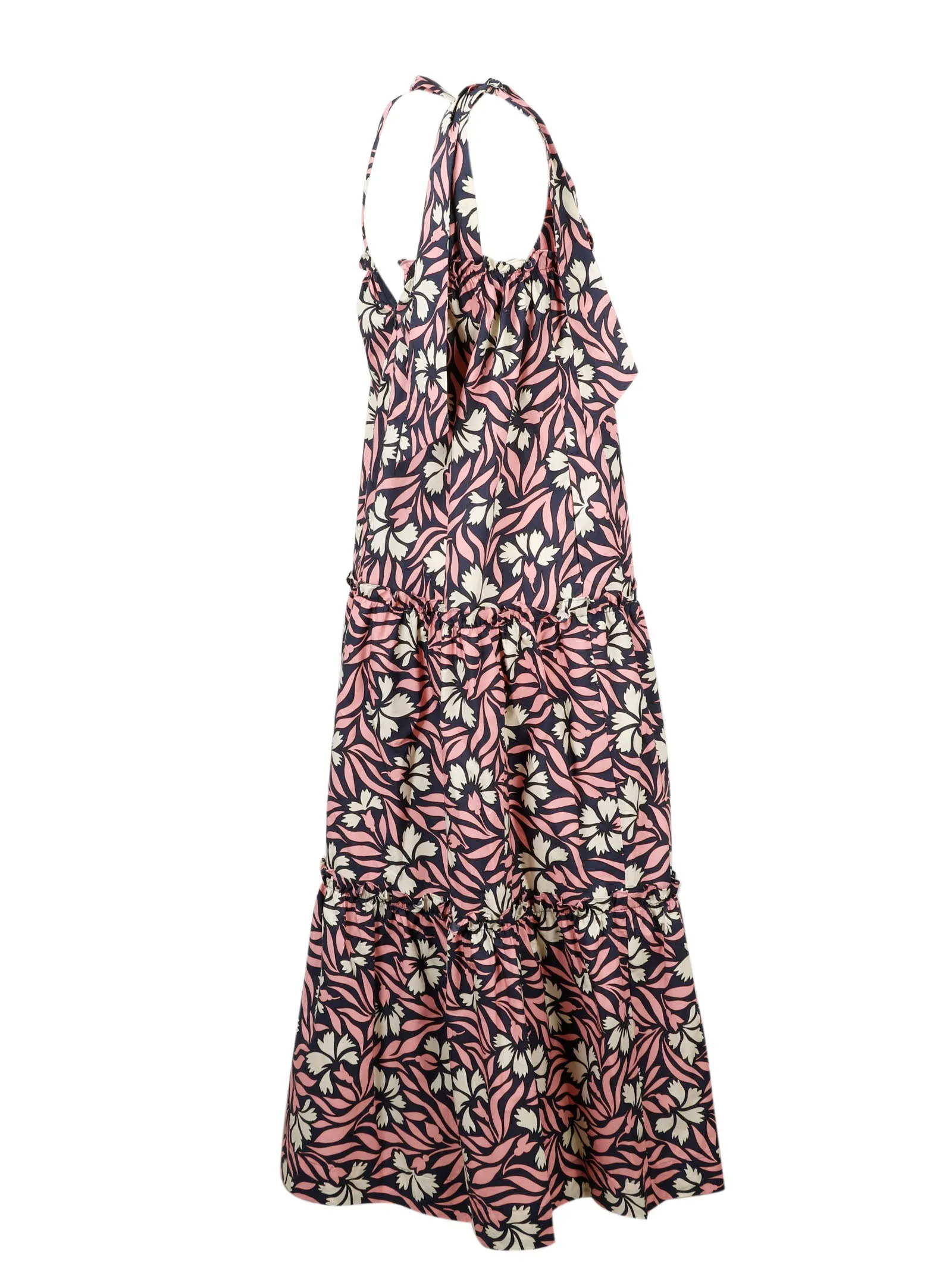 P.A.R.O.S.H. Floral-Print Shoulder Strapped Dress