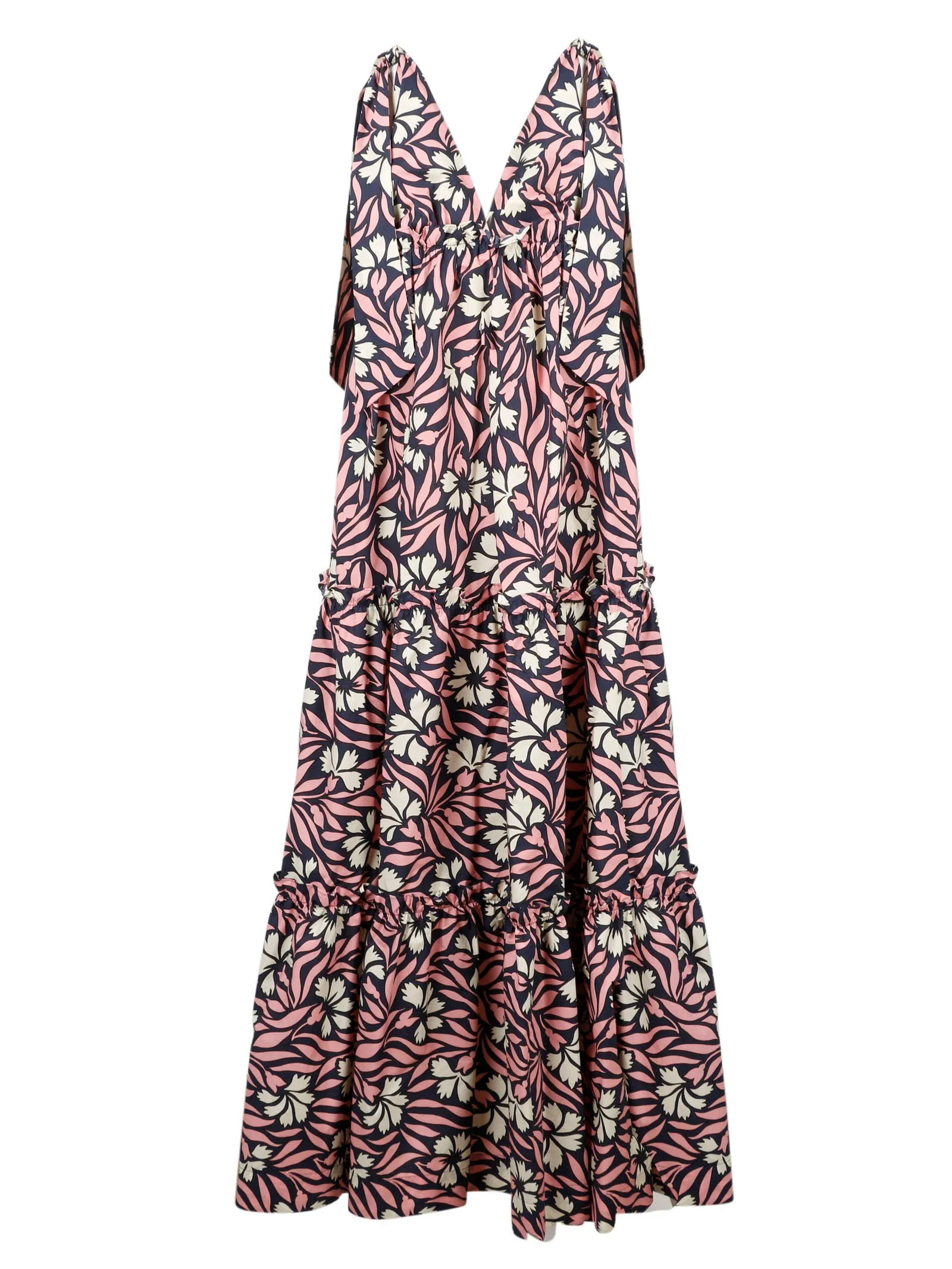 P.A.R.O.S.H. Floral-Print Shoulder Strapped Dress