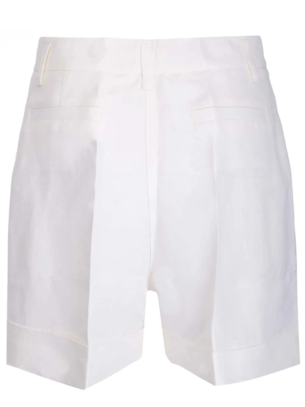 P.A.R.O.S.H. Pleated Turn-Up Brim Shorts