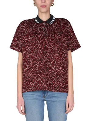 Paul Smith Printed Short-Sleeved Polo Shirt