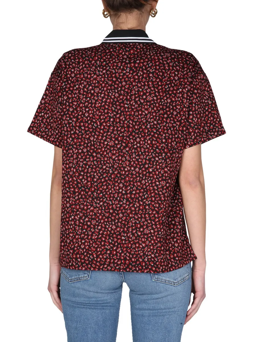 Paul Smith Printed Short-Sleeved Polo Shirt
