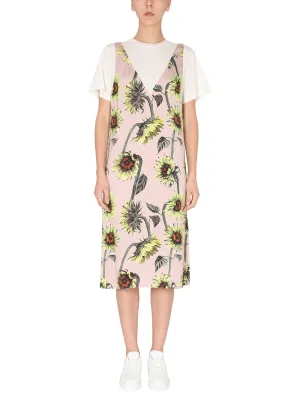 Paul Smith Sunflower Patchwork Midi Dress