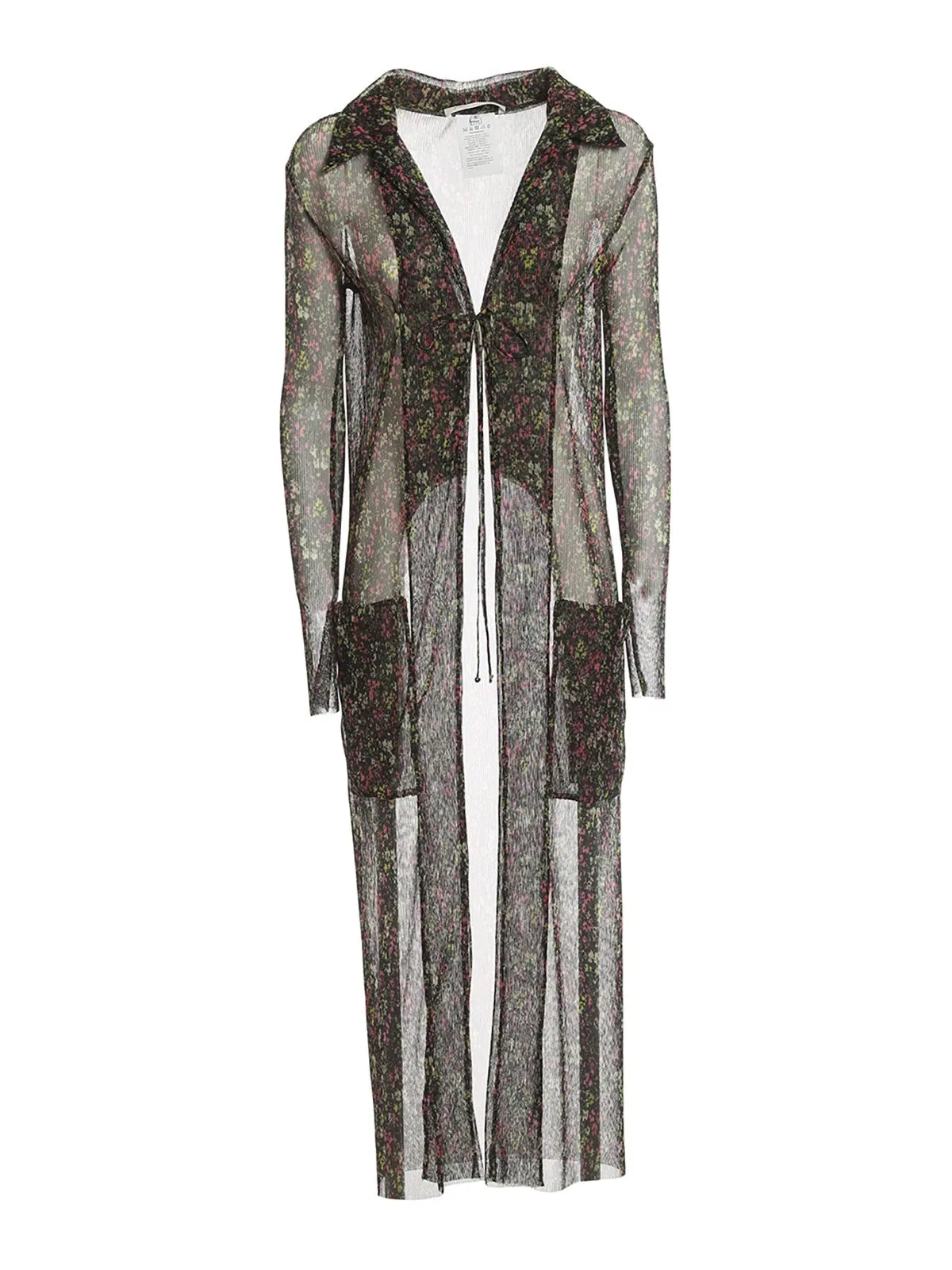 Philosophy Di Lorenzo Serafini All-Over Floral Printed Sheer Coat