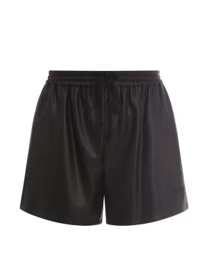Philosophy Di Lorenzo Serafini Faux-Leather Shorts