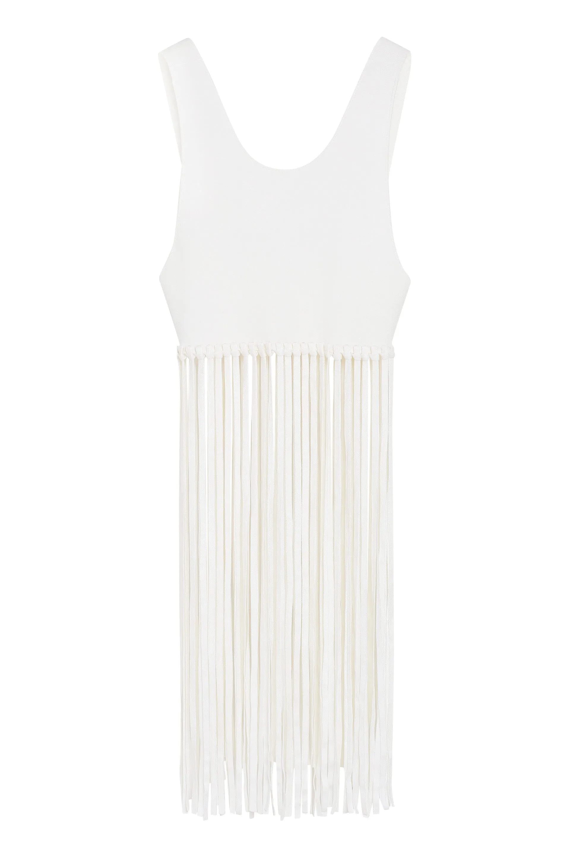 Philosophy Di Lorenzo Serafini Fringed Sleeveless Top