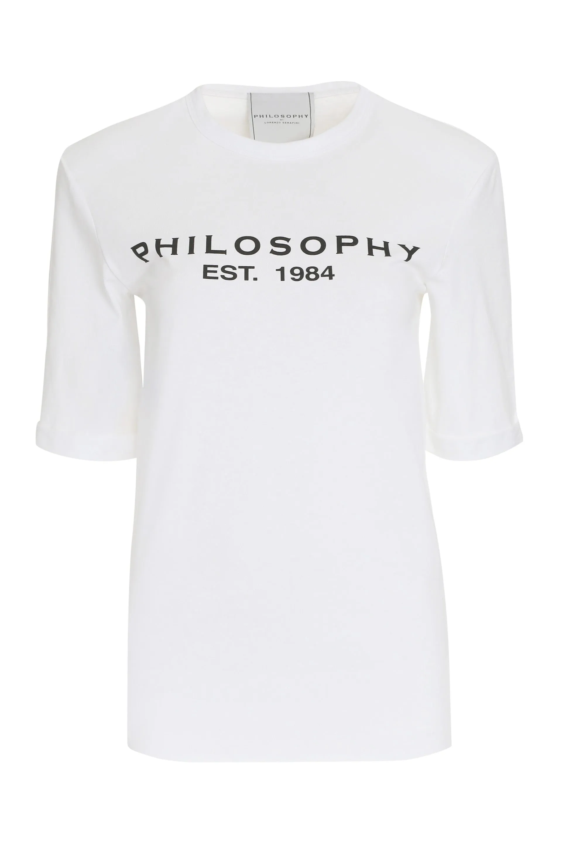Philosophy Di Lorenzo Serafini Logo Printed Crewneck T-Shirt