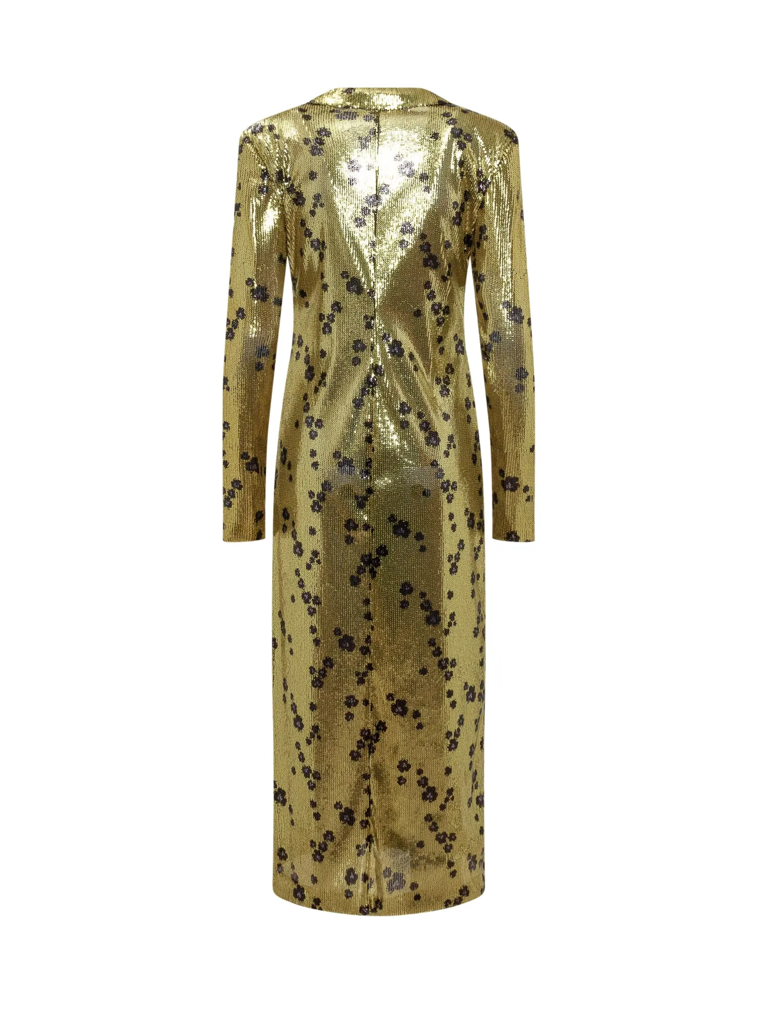 Philosophy Di Lorenzo Serafini Sequin Long-Sleeved Shirt Dress