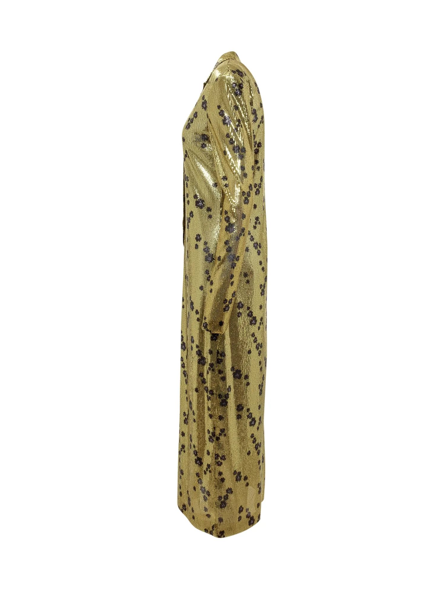 Philosophy Di Lorenzo Serafini Sequin Long-Sleeved Shirt Dress