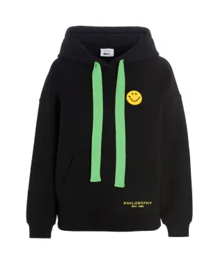 Philosophy Di Lorenzo Serafini Smiley Embroidered Hoodie