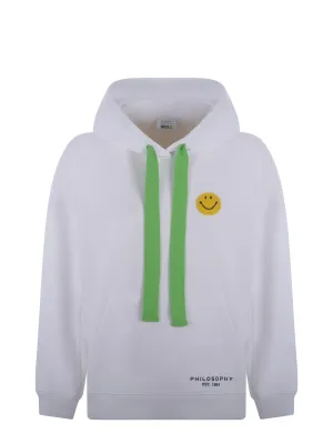 Philosophy Di Lorenzo Serafini X Smiley Drawstring Hoodie