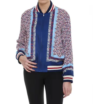 Pinko All-Over Printed Zipped Jacket