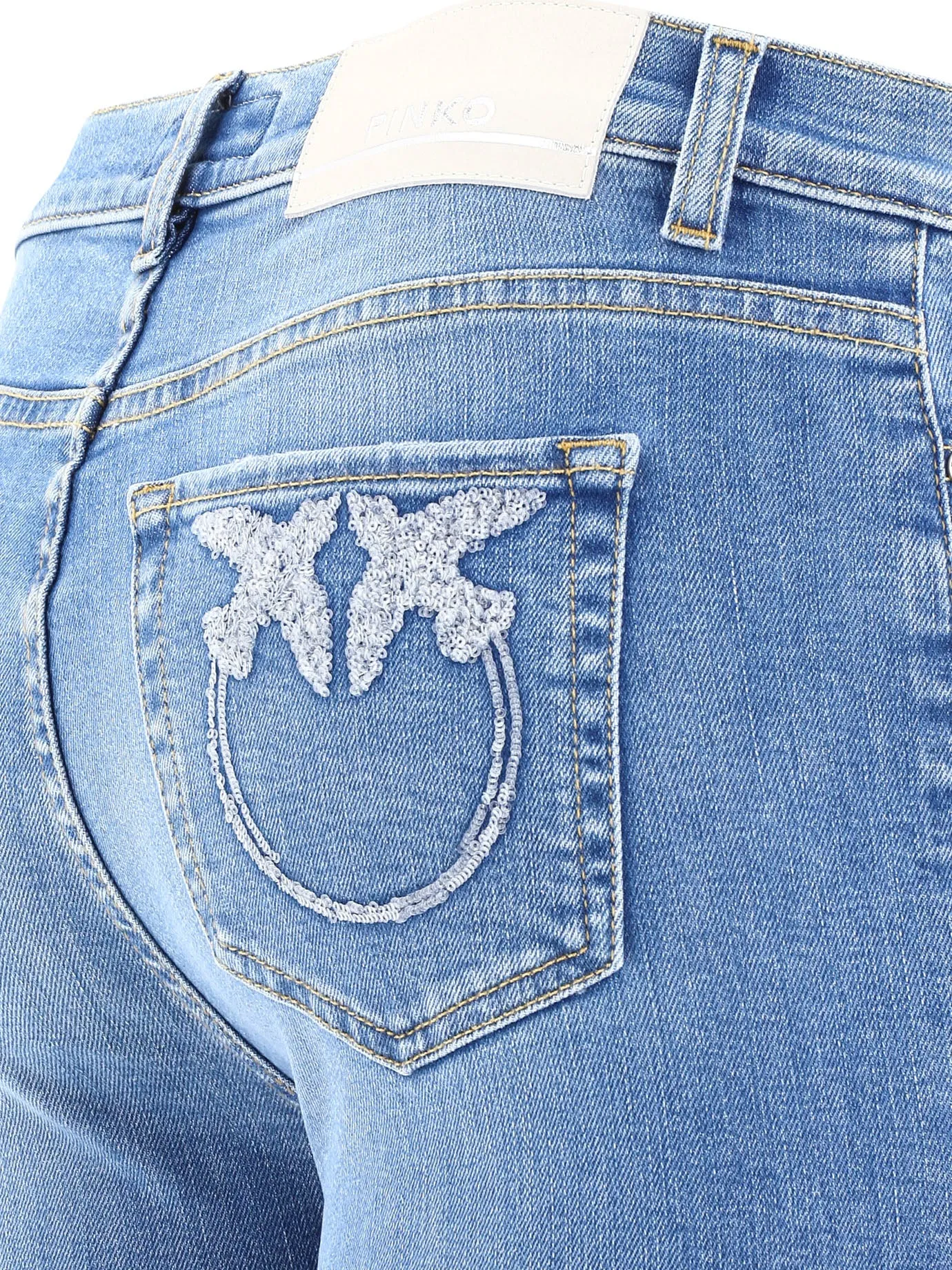 Pinko High-Rise Skinny Cut Jeans