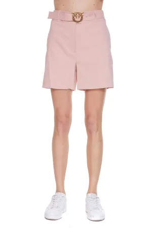Pinko High Waist Straight Cut Shorts