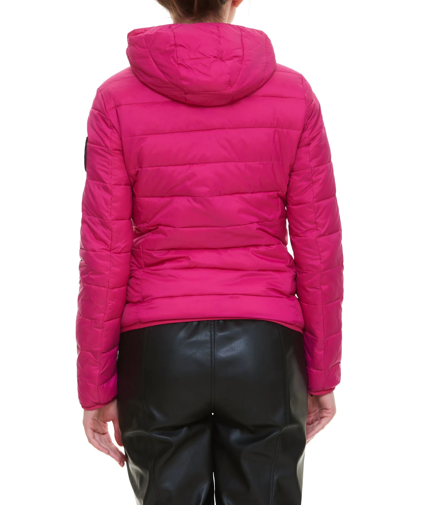 Pinko Hooded Padded Zip-Up Jacket