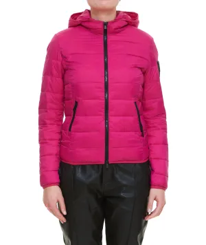 Pinko Hooded Padded Zip-Up Jacket