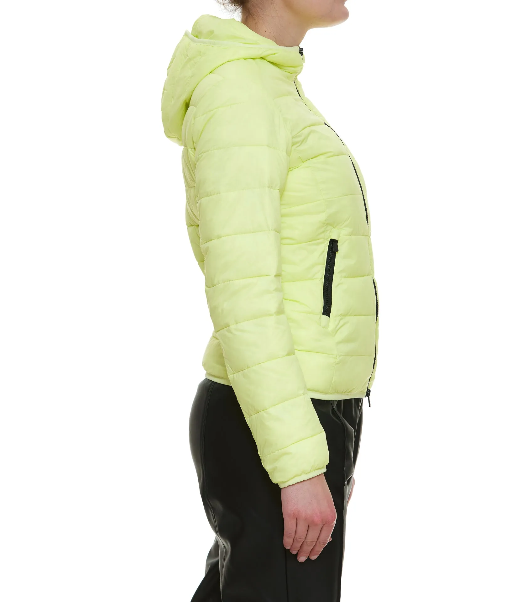 Pinko Logo Patch Hooded Padded Jacket