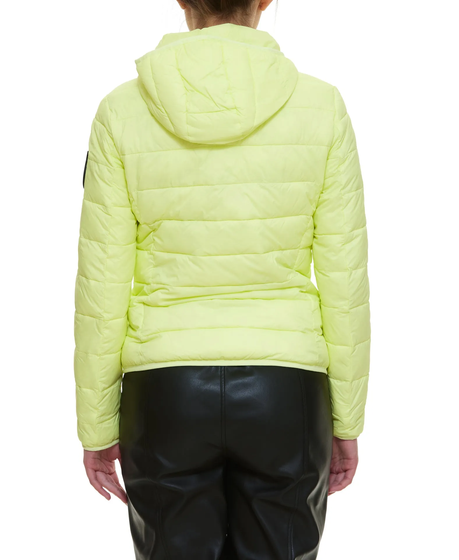 Pinko Logo Patch Hooded Padded Jacket