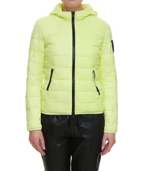 Pinko Logo Patch Hooded Padded Jacket