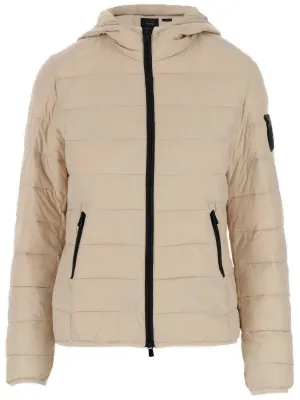 Pinko Logo Patch Hooded Padded Jacket
